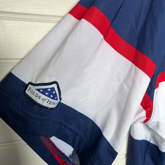 WALTER HAGEN “folds of honour” mens large golf polo - Picture 4 of 6